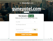 Tablet Screenshot of guneyotel.com
